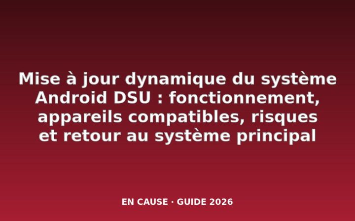 Qu’est-ce qu’une mise à jour dynamique du système ? Comment exécuter une nouvelle version d’Android en tant que système d’exploitation invité ?