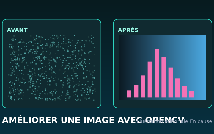 Améliorer une image avec OpenCV : méthodes et code Python