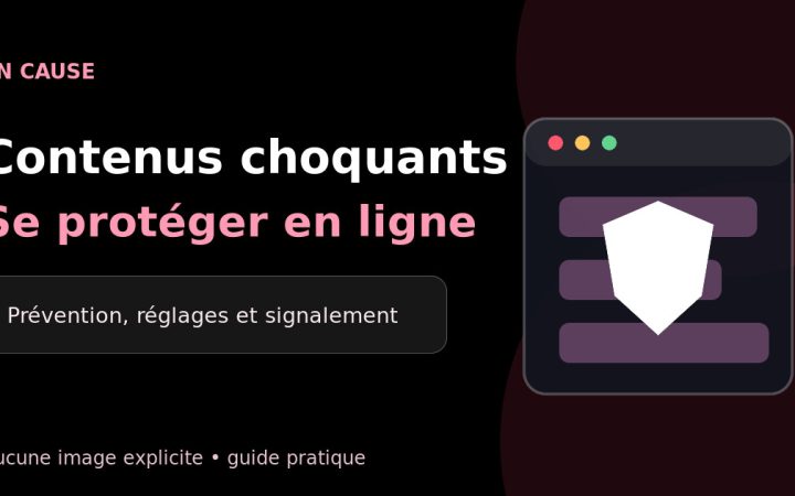 Sites gore et contenus choquants : risques et moyens de se protéger