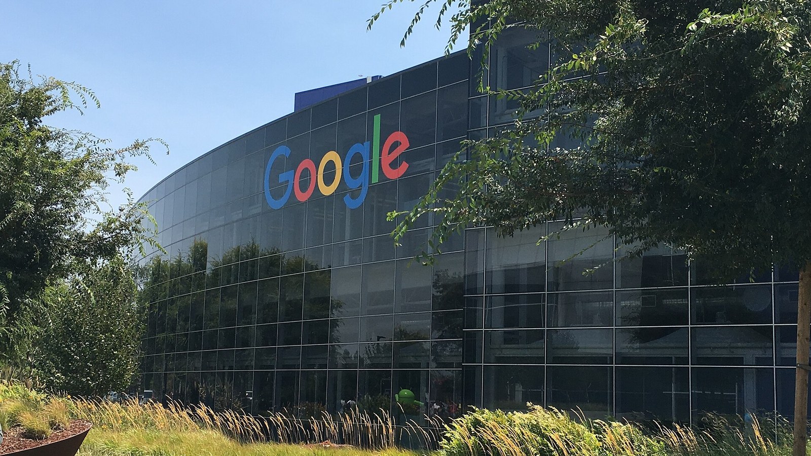 Bâtiments du siège de Google à Mountain View en Californie