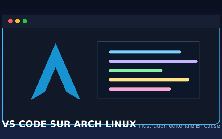 Installer Visual Studio Code sur Arch Linux : le guide