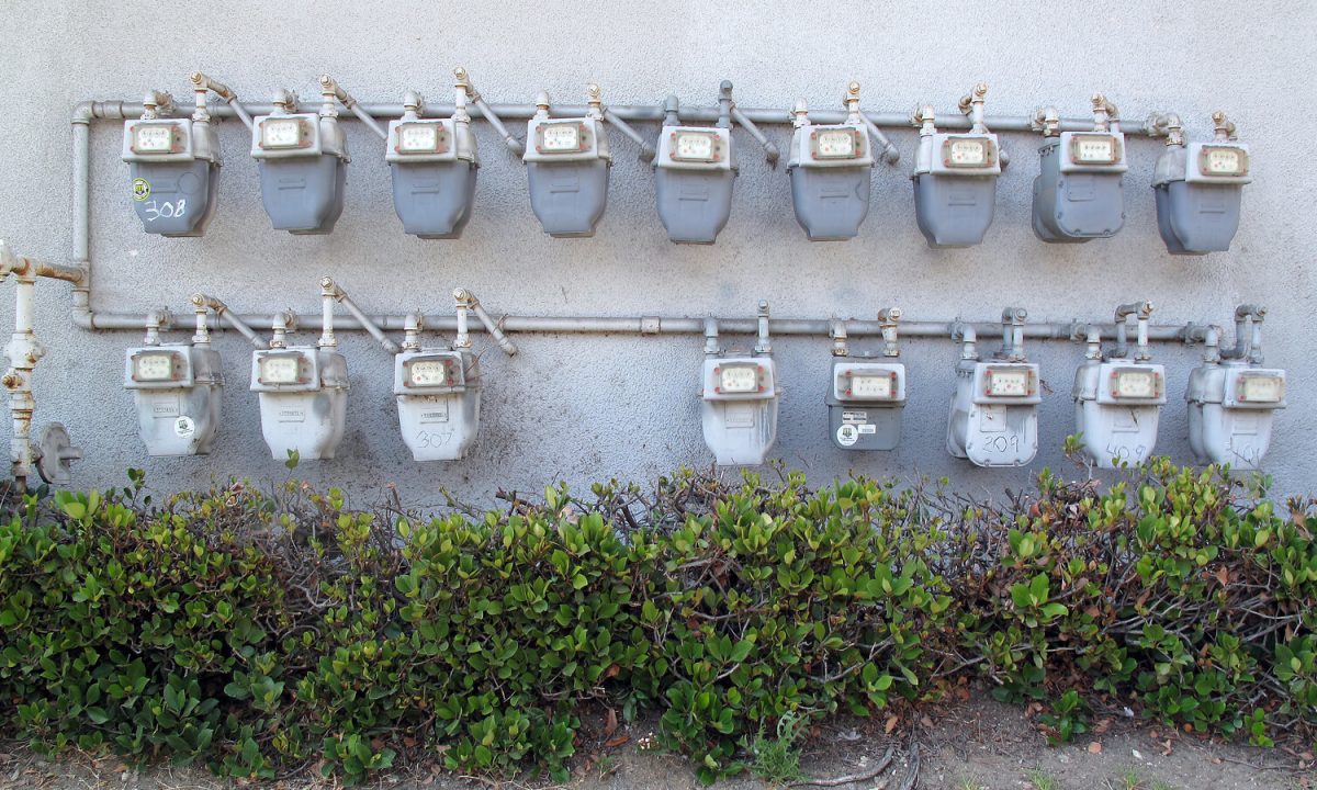 Compteurs de gaz, illustration de la hausse du prix repère en novembre 2026